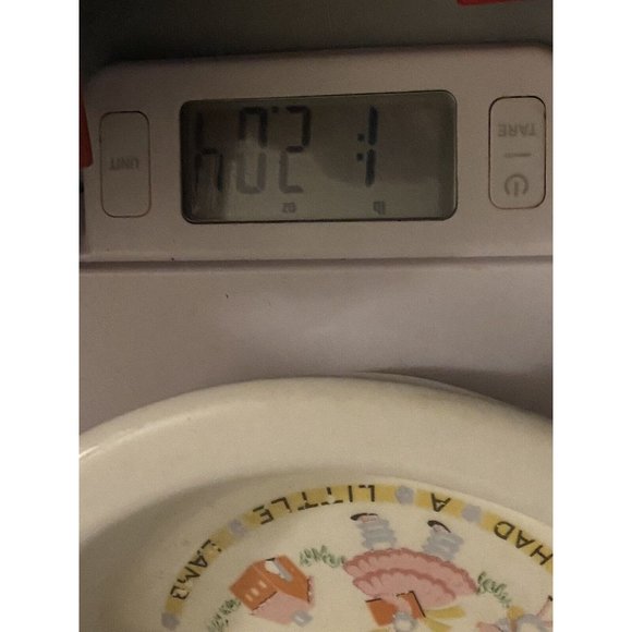 Mary Had A Little Lamb childs warming divided dish ceramic 1950s Bird House - Picture 5 of 8